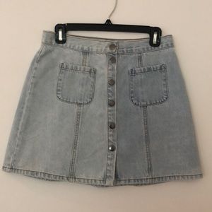 BDG urban outfitters button up jean skirt